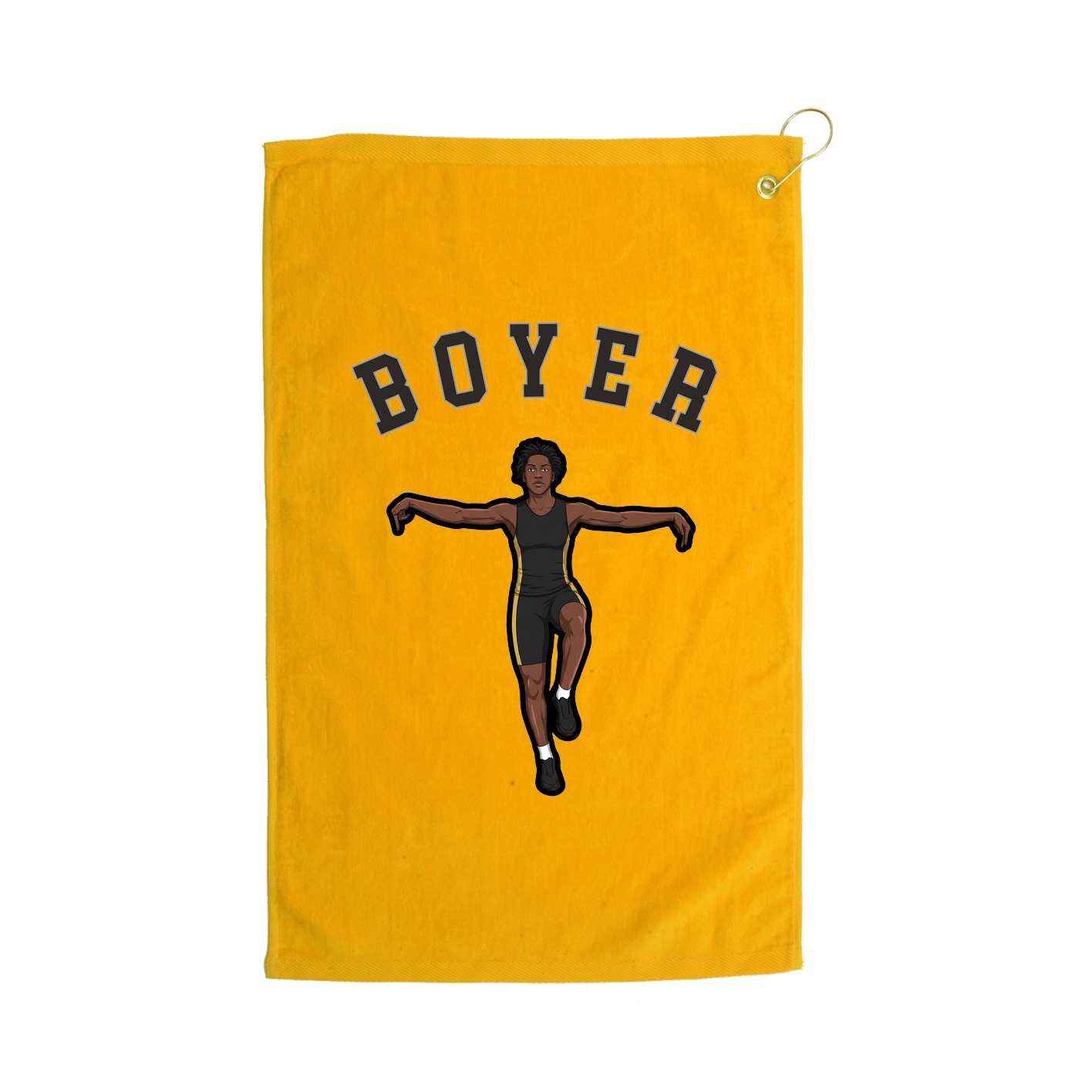 Golf Towel — Shirsey Arch in Gold