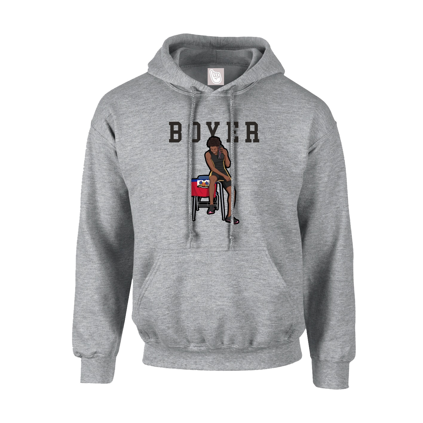 Youth Hoodie — Shirsey in Grey
