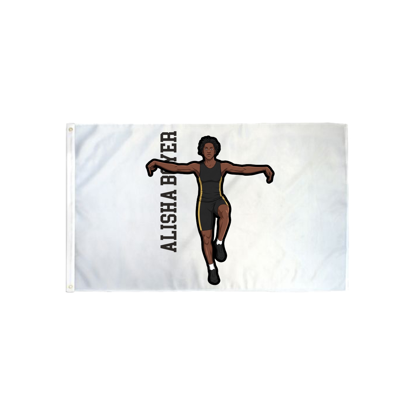 3x5 Flag — Name Vertical in Classic
