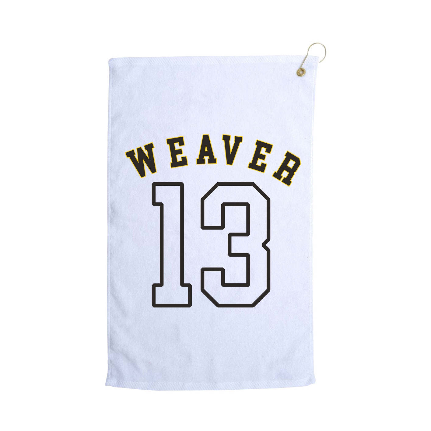 Golf Towel — Shirsey Arch in White