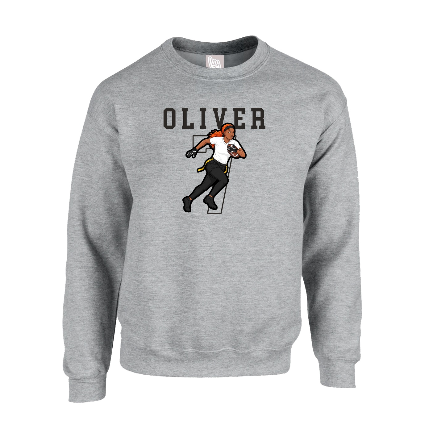 Fleece Crew — Shirsey in Grey