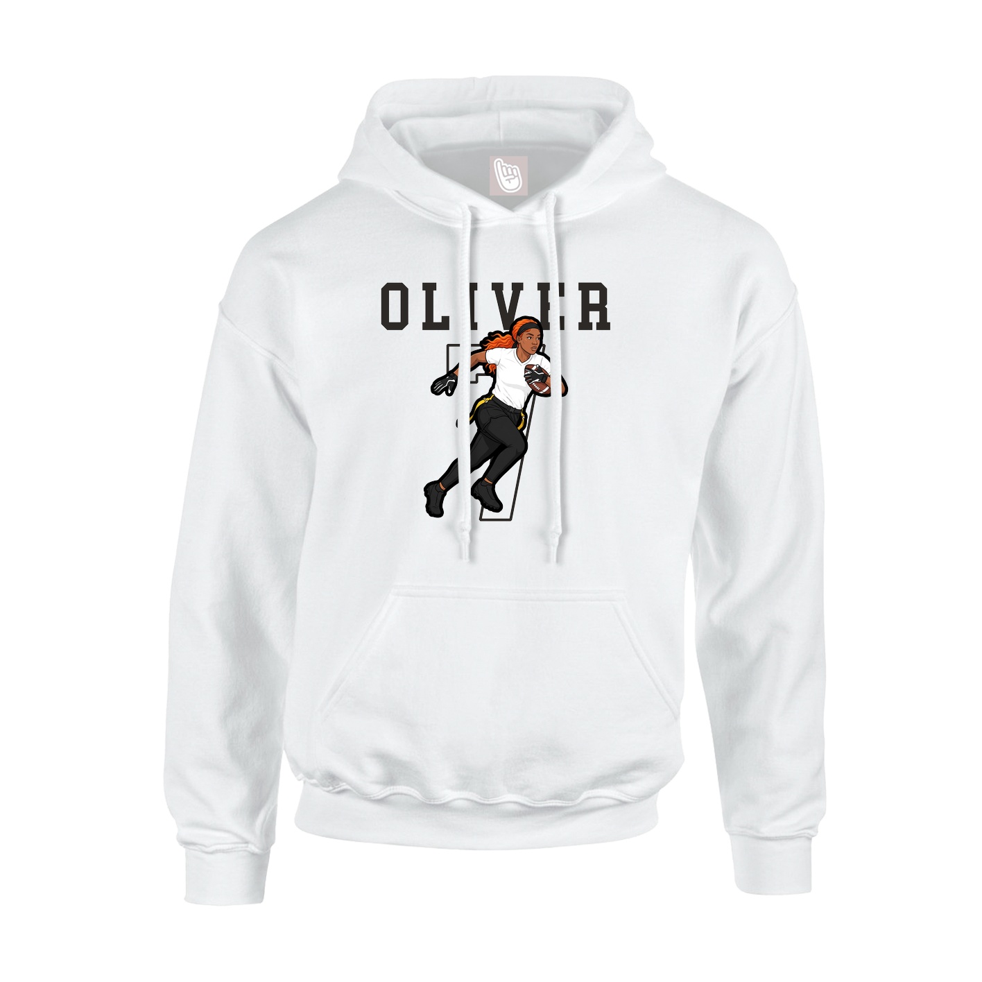 Youth Hoodie — Shirsey in White