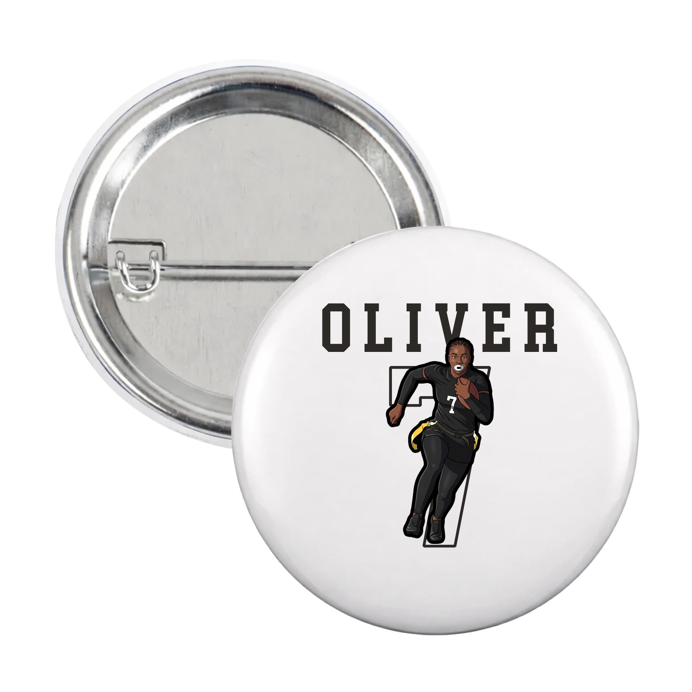 Game Day Button — Shirsey in White
