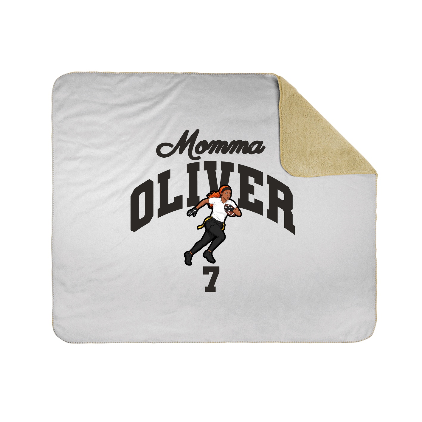 Throw Blanket — Mothers Day Arch in White