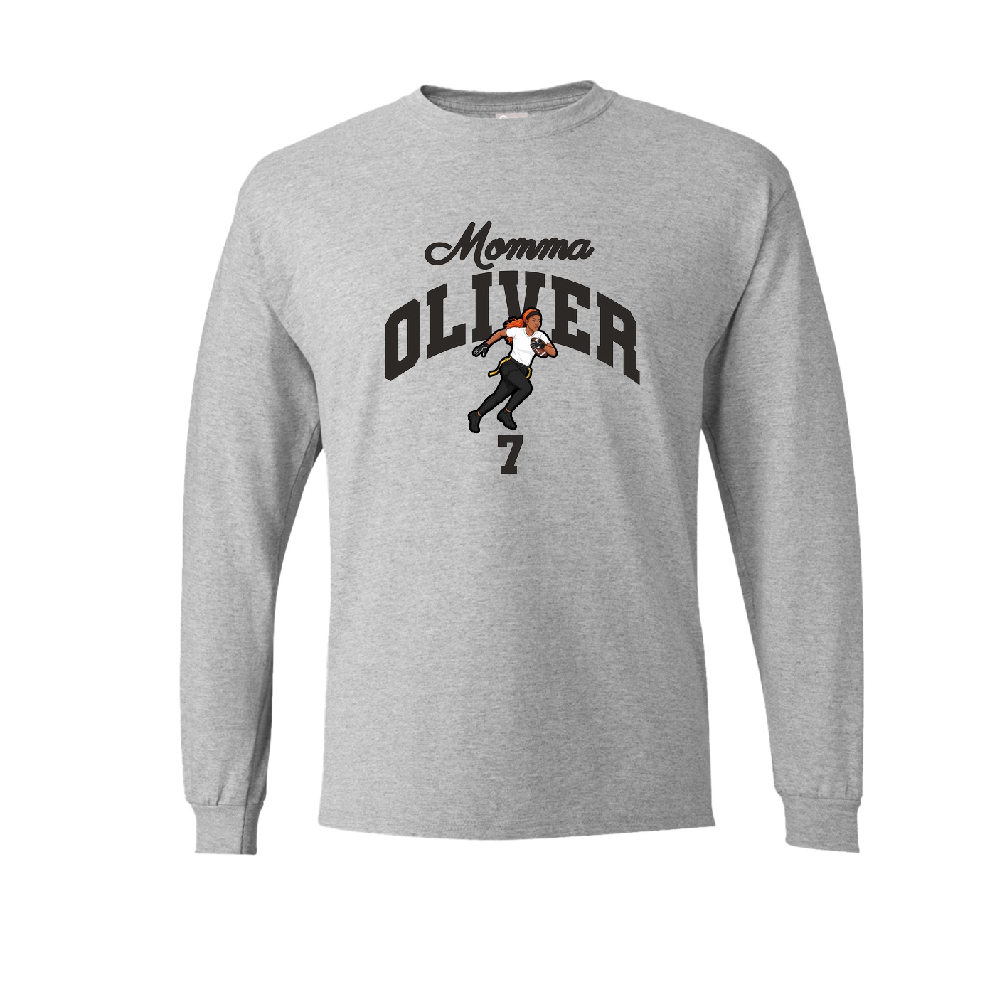 Long Sleeve Tee — Mothers Day Arch in Grey