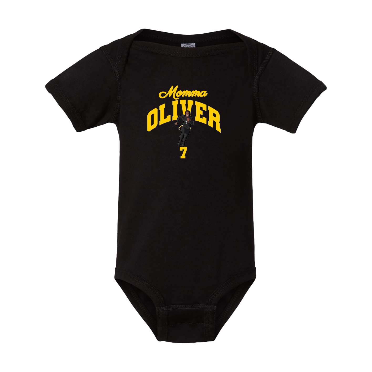 Baby Onesie — Mothers Day Arch in Black