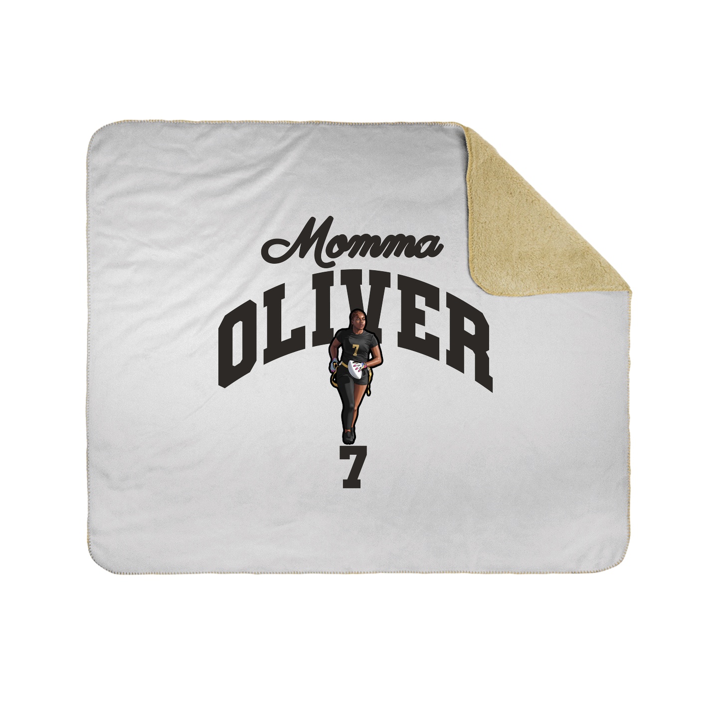 Throw Blanket — Mothers Day Arch in White