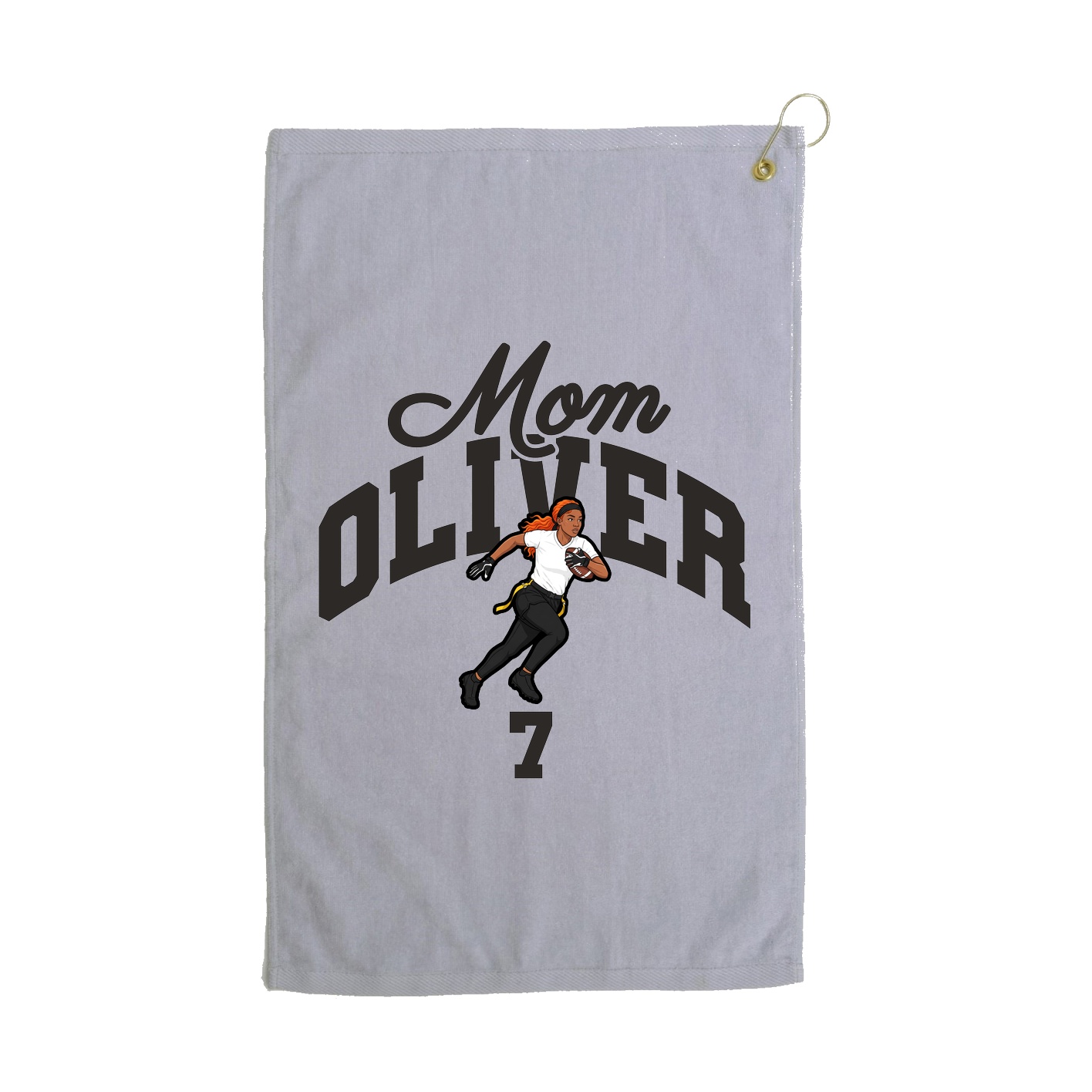 Golf Towel — Mothers Day Arch in Grey