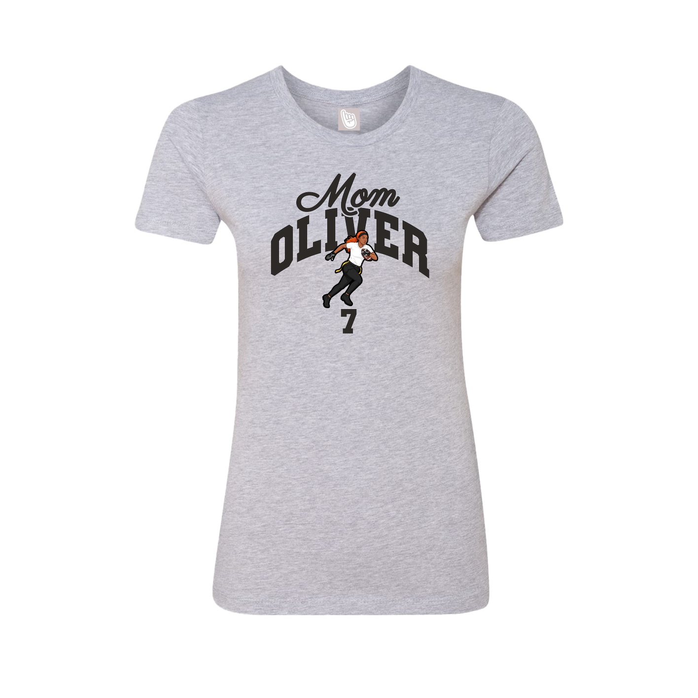 Womens Tee — Mothers Day Arch in Grey