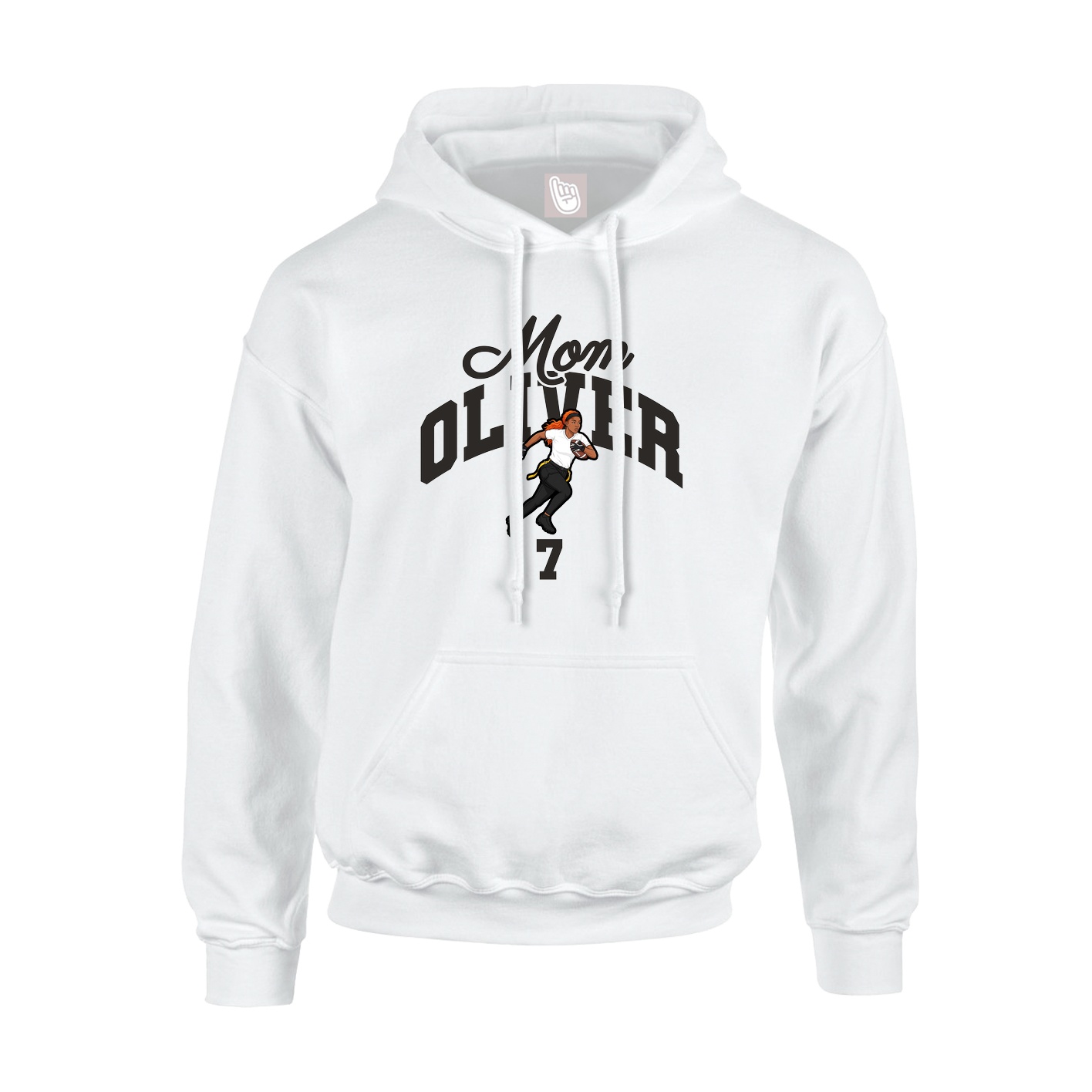 Hoodie — Mothers Day Arch in White