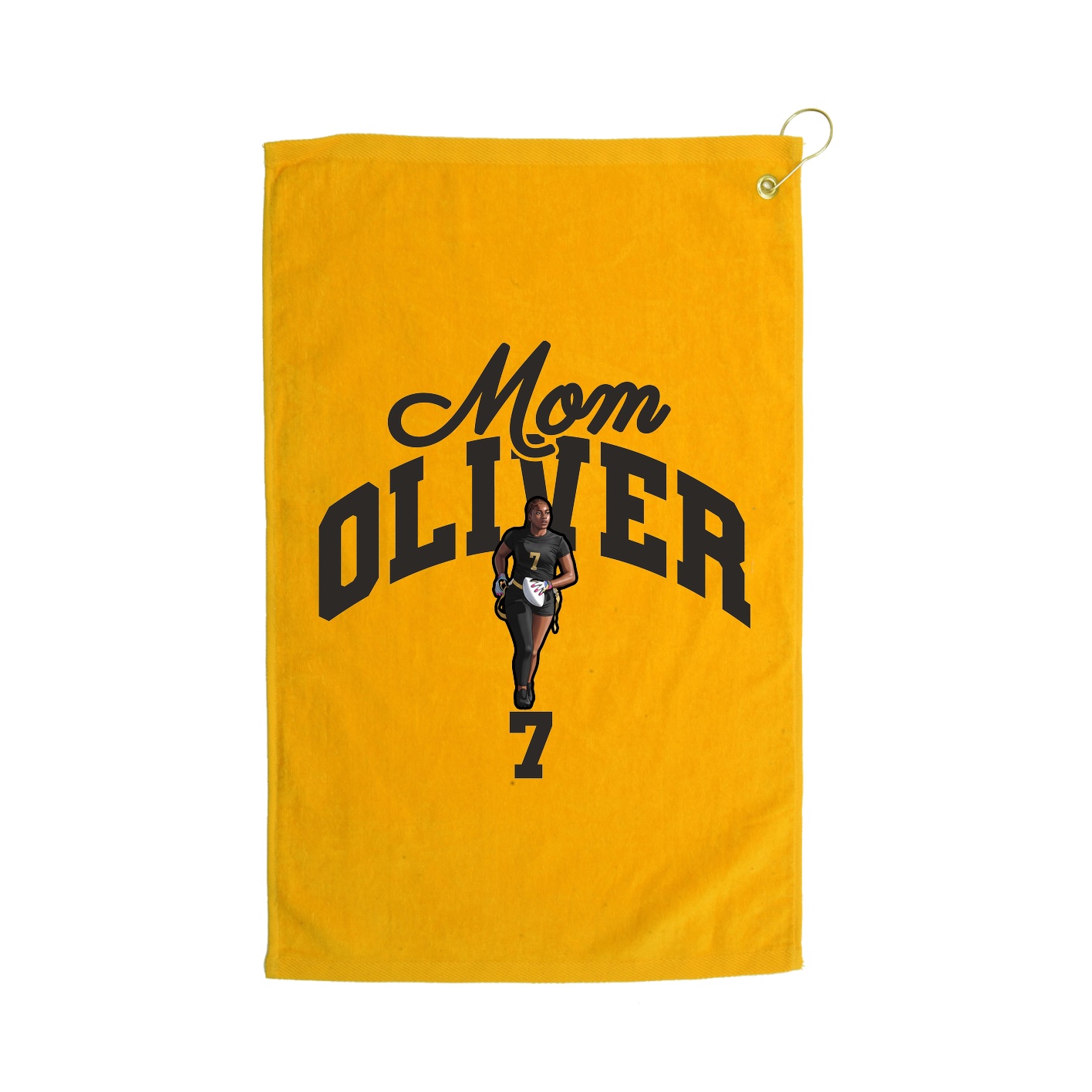 Golf Towel — Mothers Day Arch in Gold