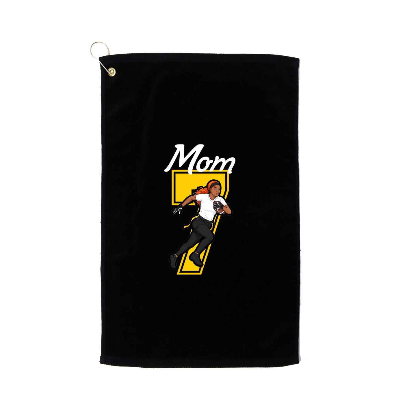 Golf Towel — Mothers Day Shirsey in Black