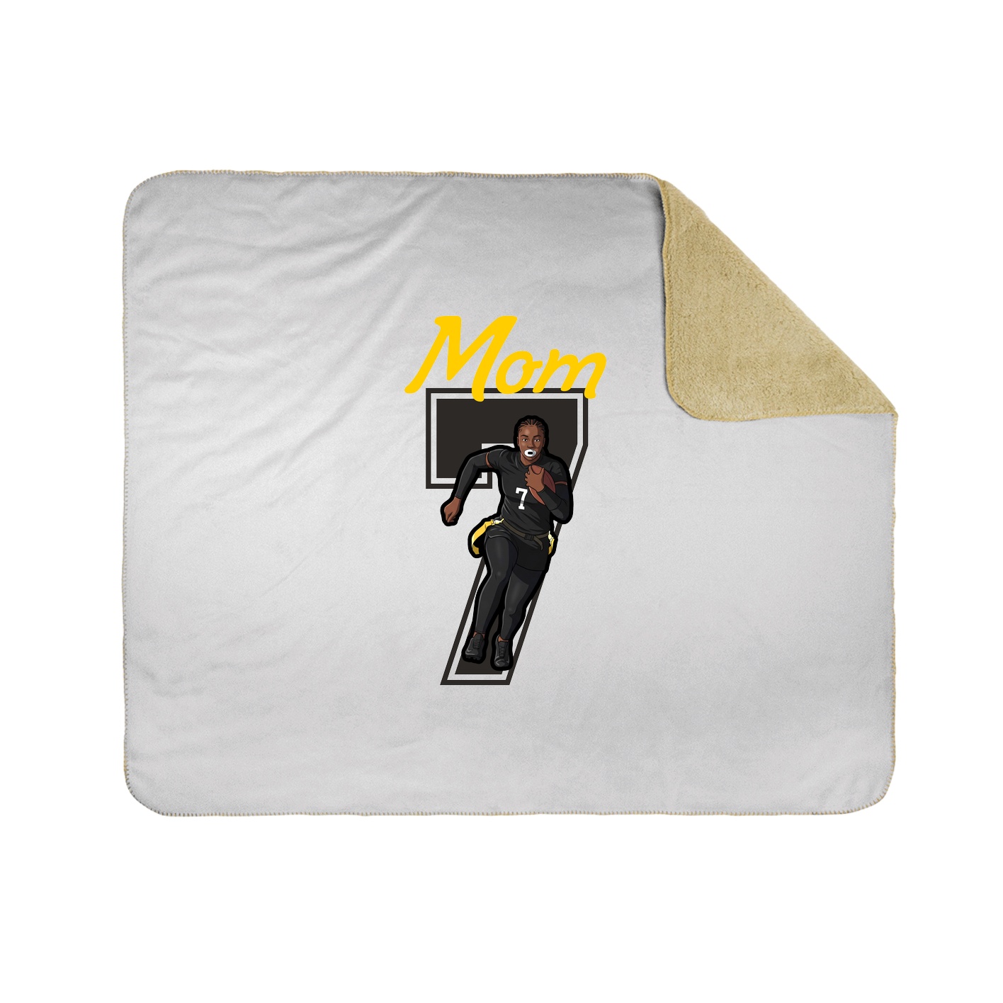 Throw Blanket — Mothers Day Shirsey in White