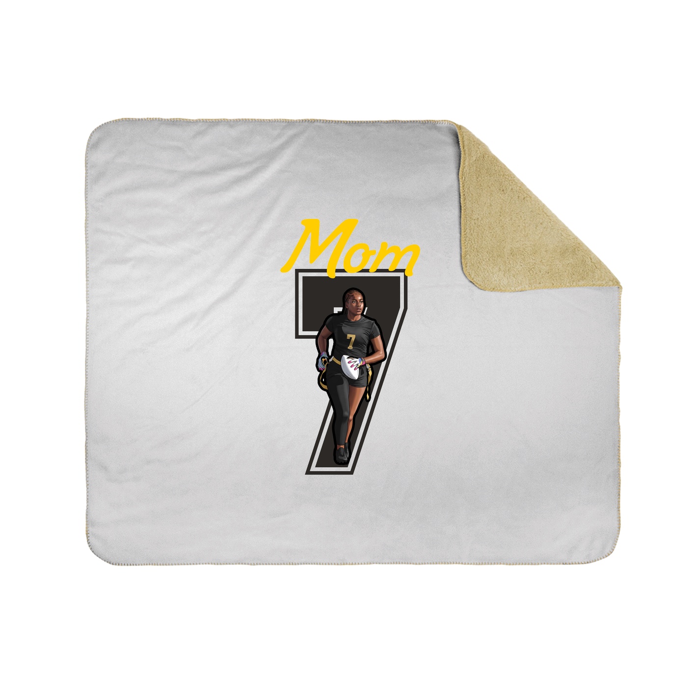Throw Blanket — Mothers Day Shirsey in White