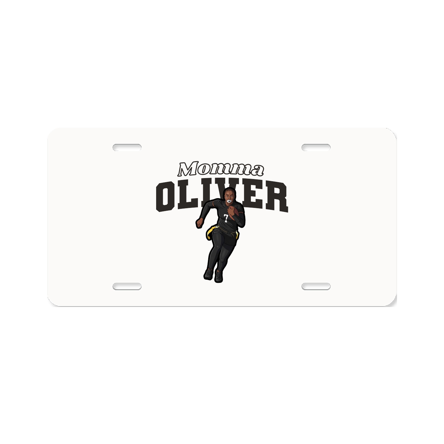 License Plate — Mothers Day Block in Classic