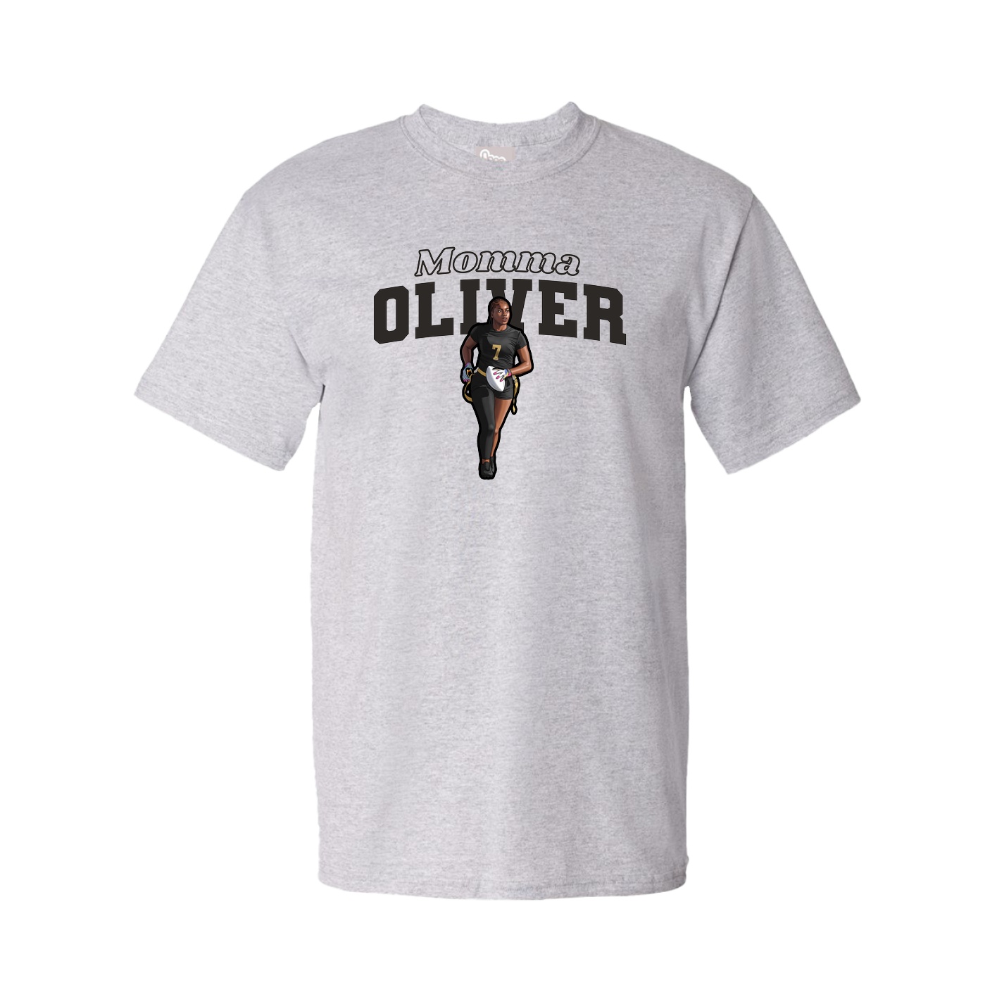 Youth Tee — Mothers Day Block in Grey