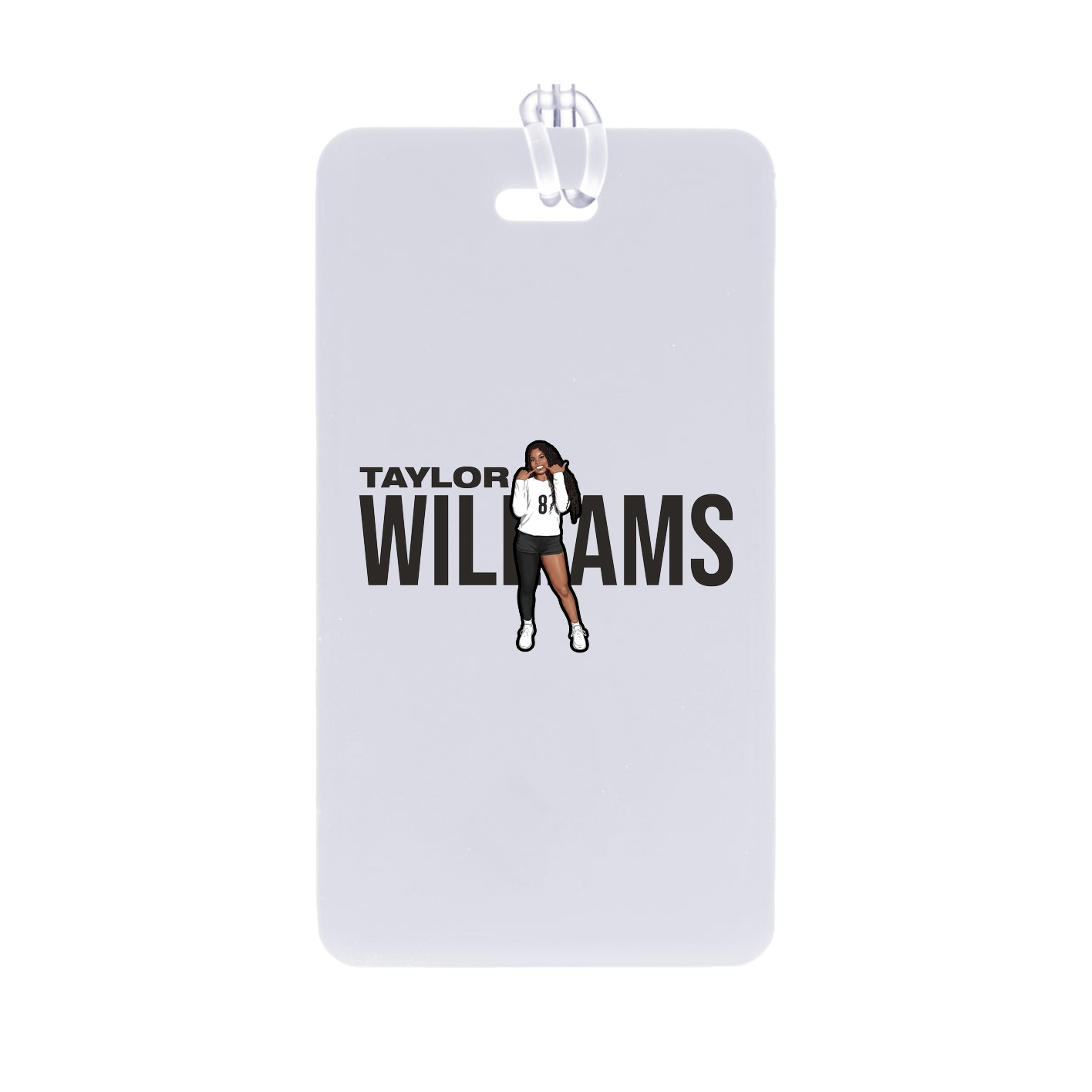 Bag Tag — Player Name in Classic