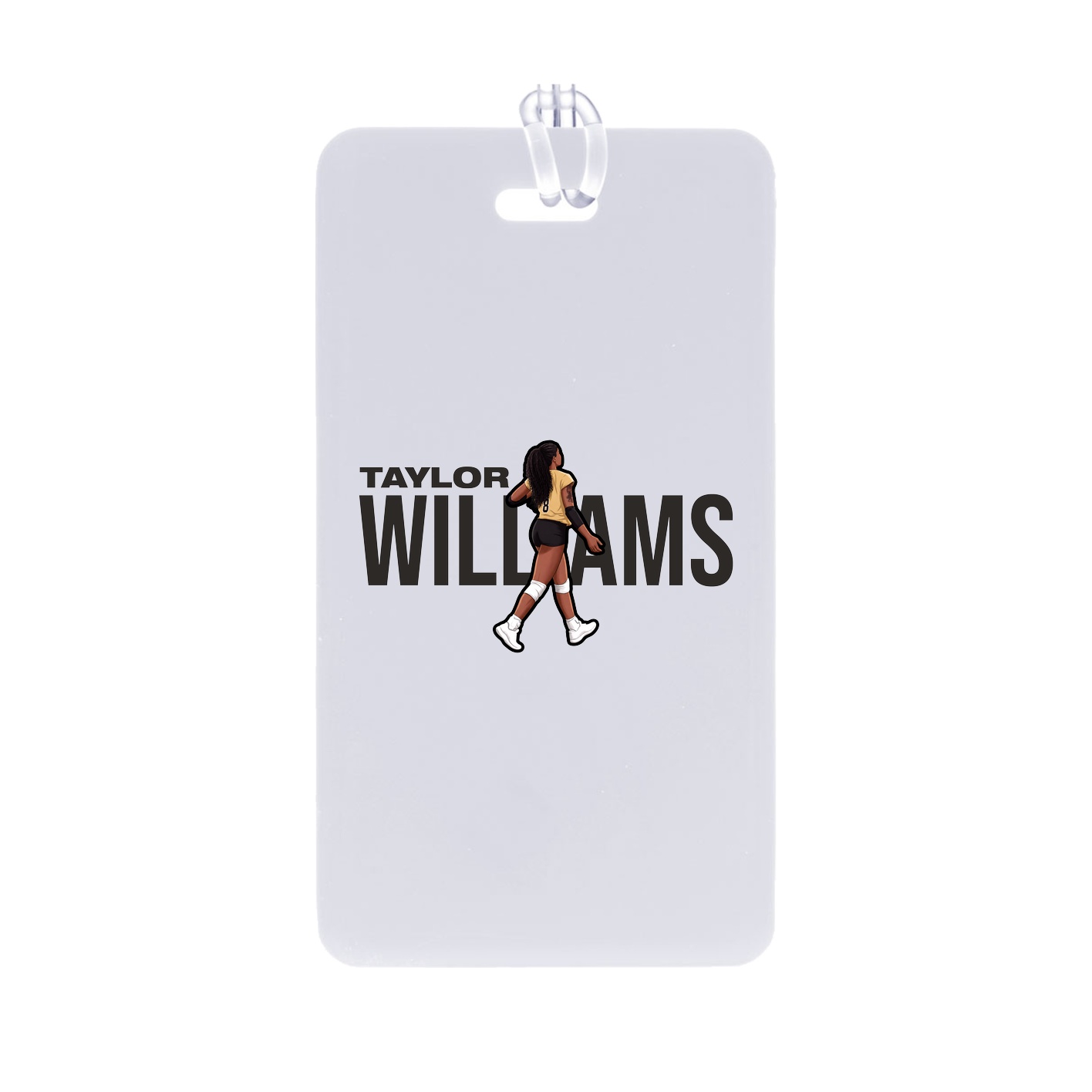 Bag Tag — Player Name in Classic