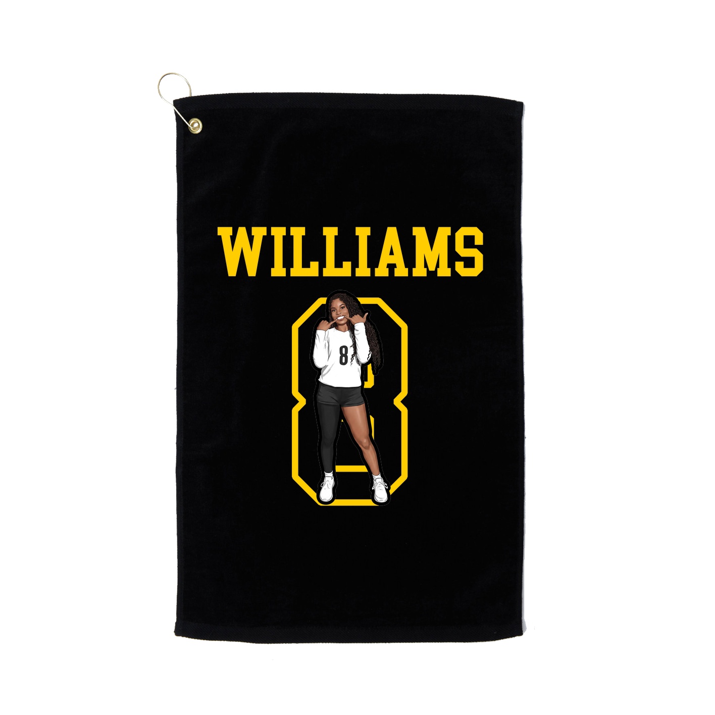 Golf Towel — Shirsey in Black