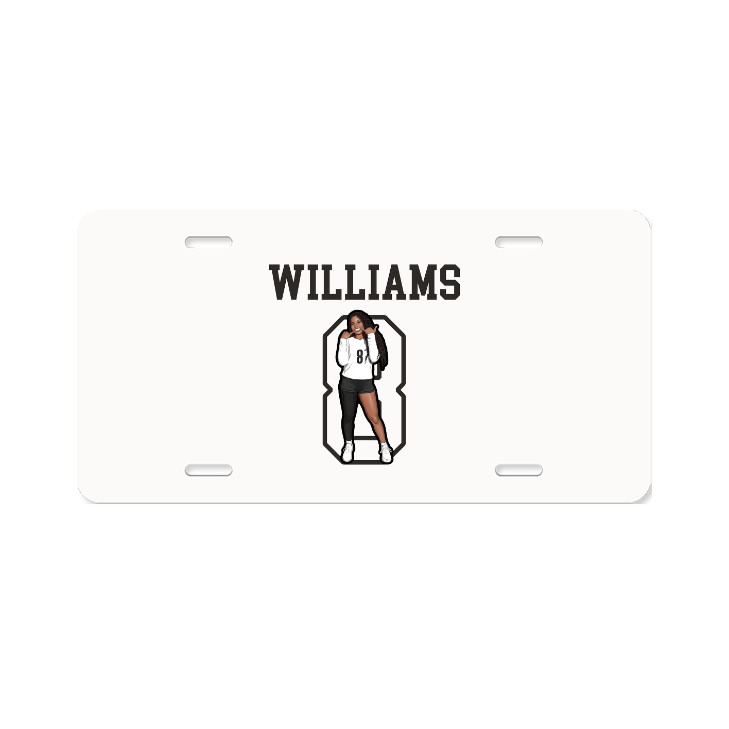 License Plate — Shirsey in Classic