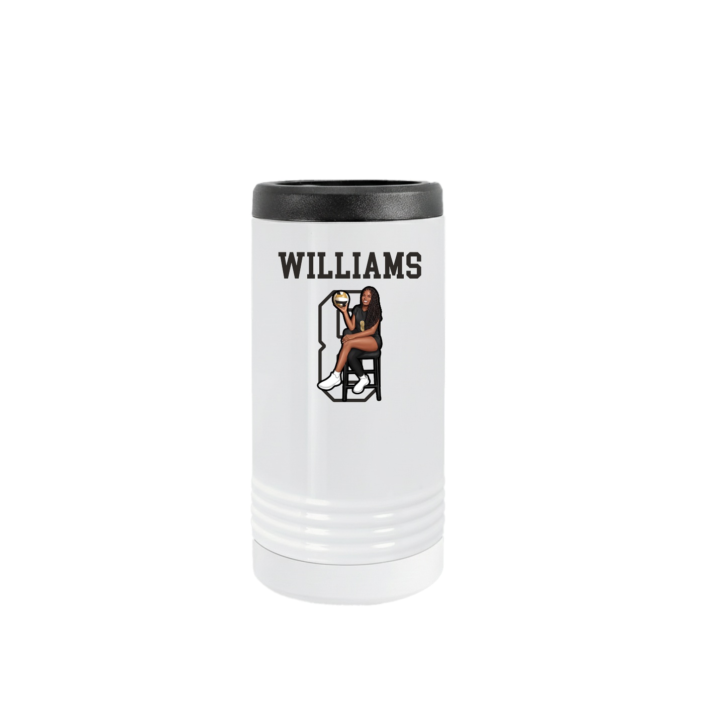 Slim Beverage Holder — Shirsey in White