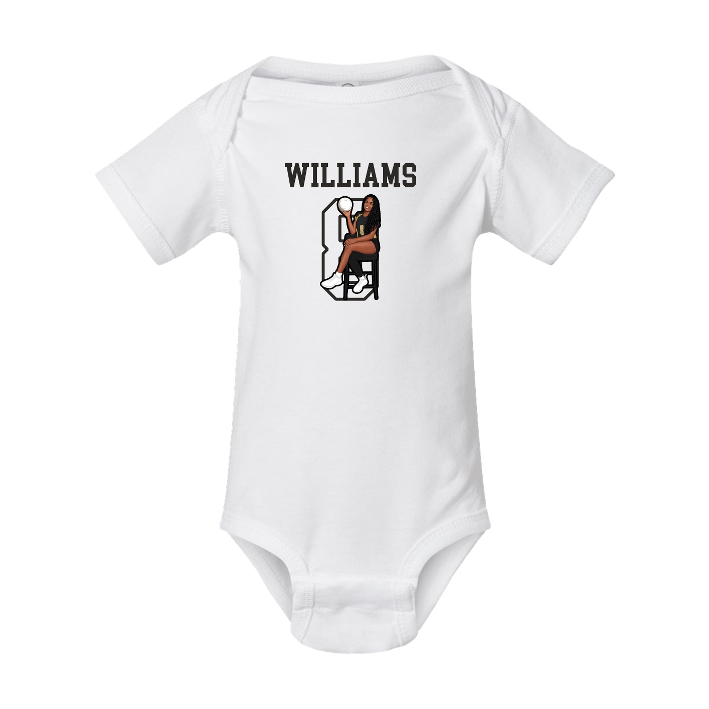 Baby Onesie — Shirsey in White