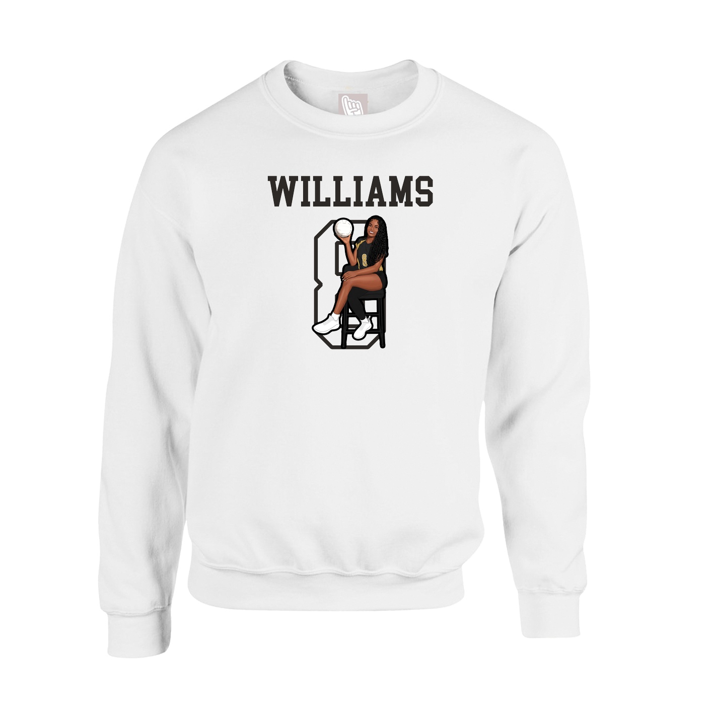 Fleece Crew — Shirsey in White