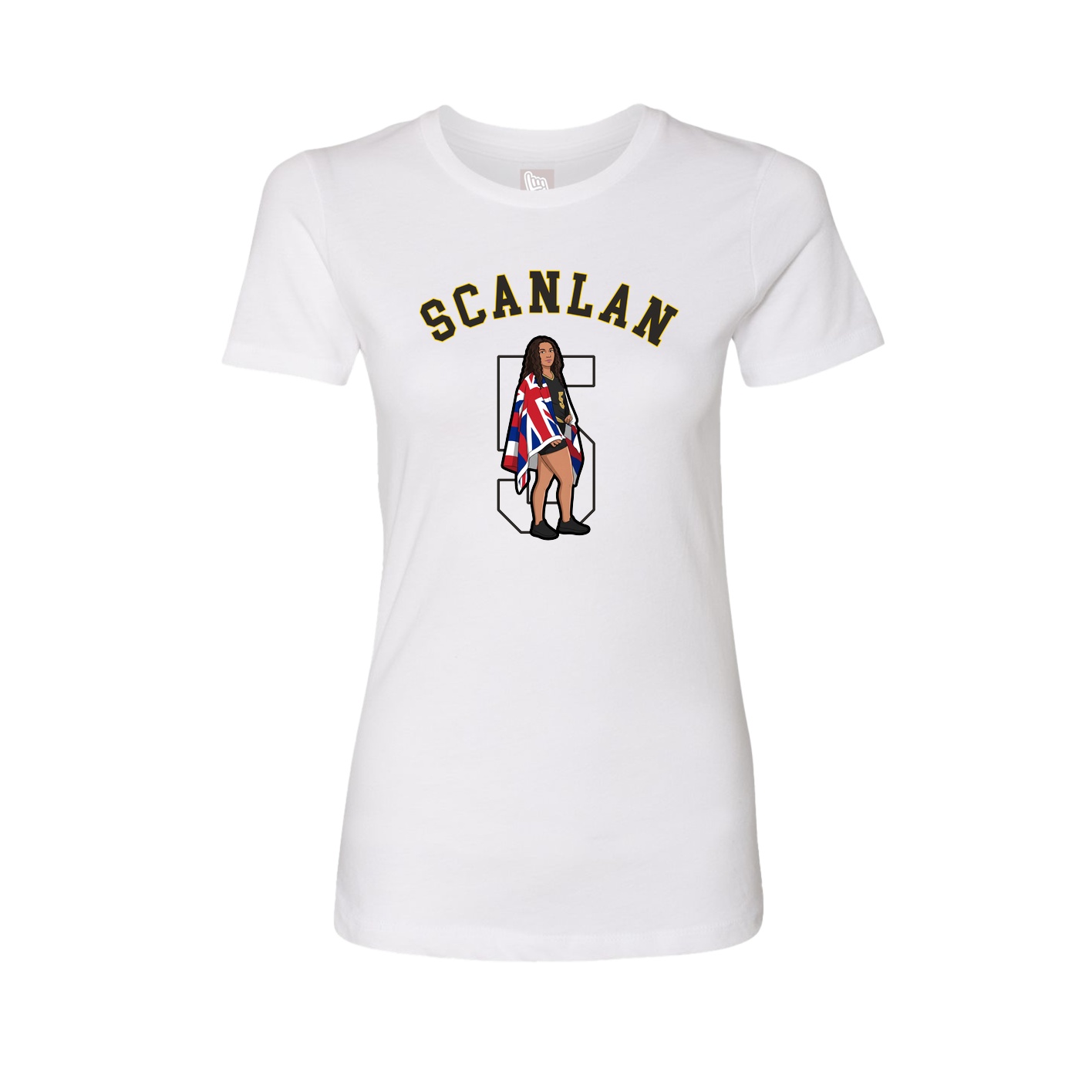 Womens Tee — Shirsey Arch in White