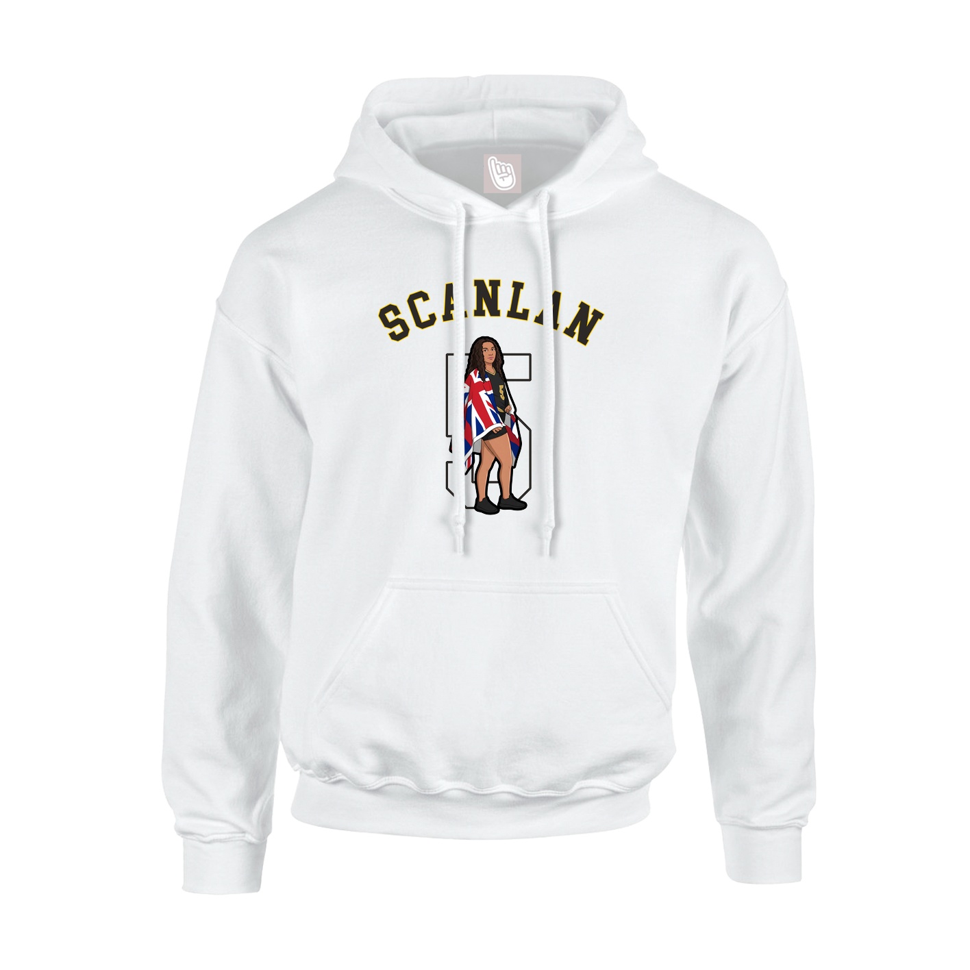 Hoodie — Shirsey Arch in White