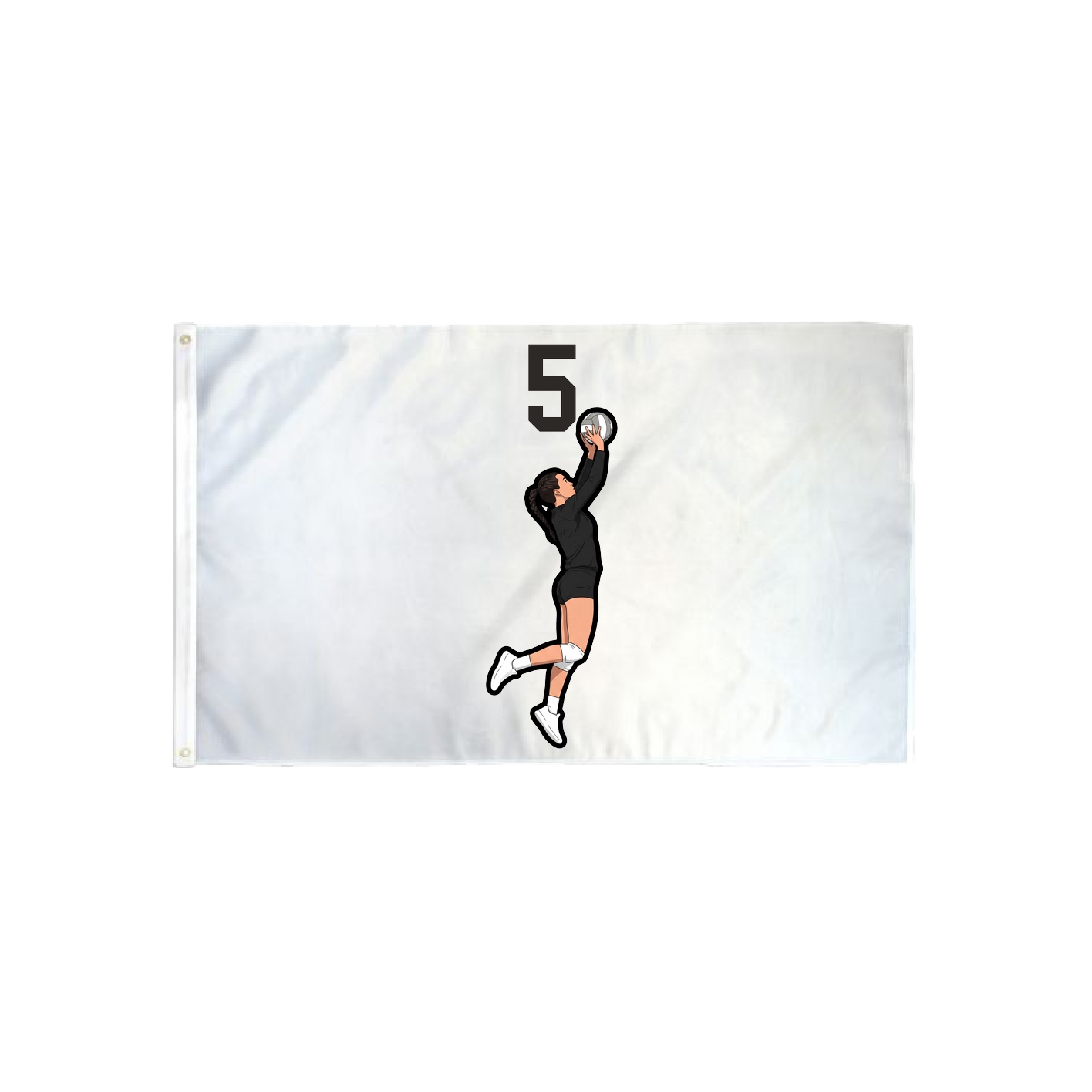 3x5 Flag — Number Top in Classic