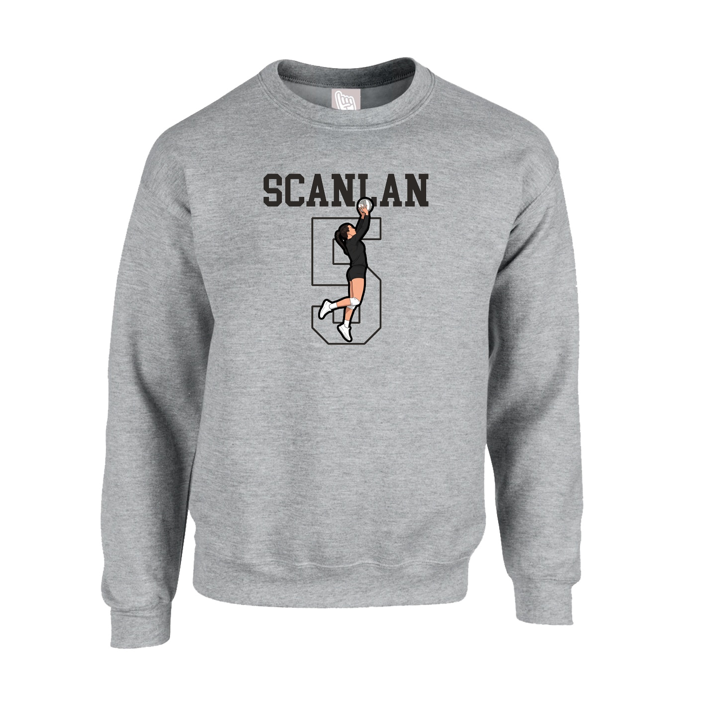 Fleece Crew — Shirsey in Grey