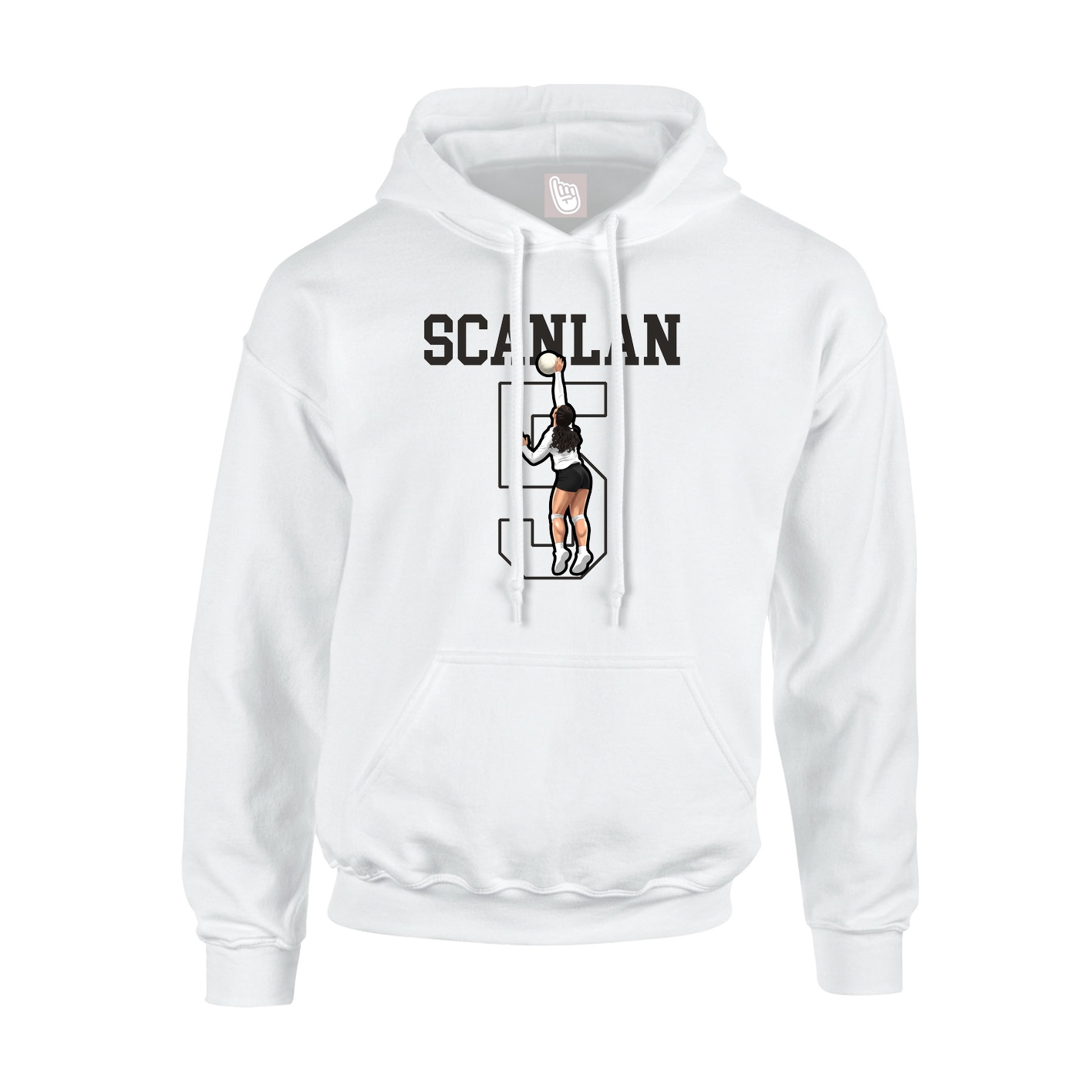 Hoodie — Shirsey in White