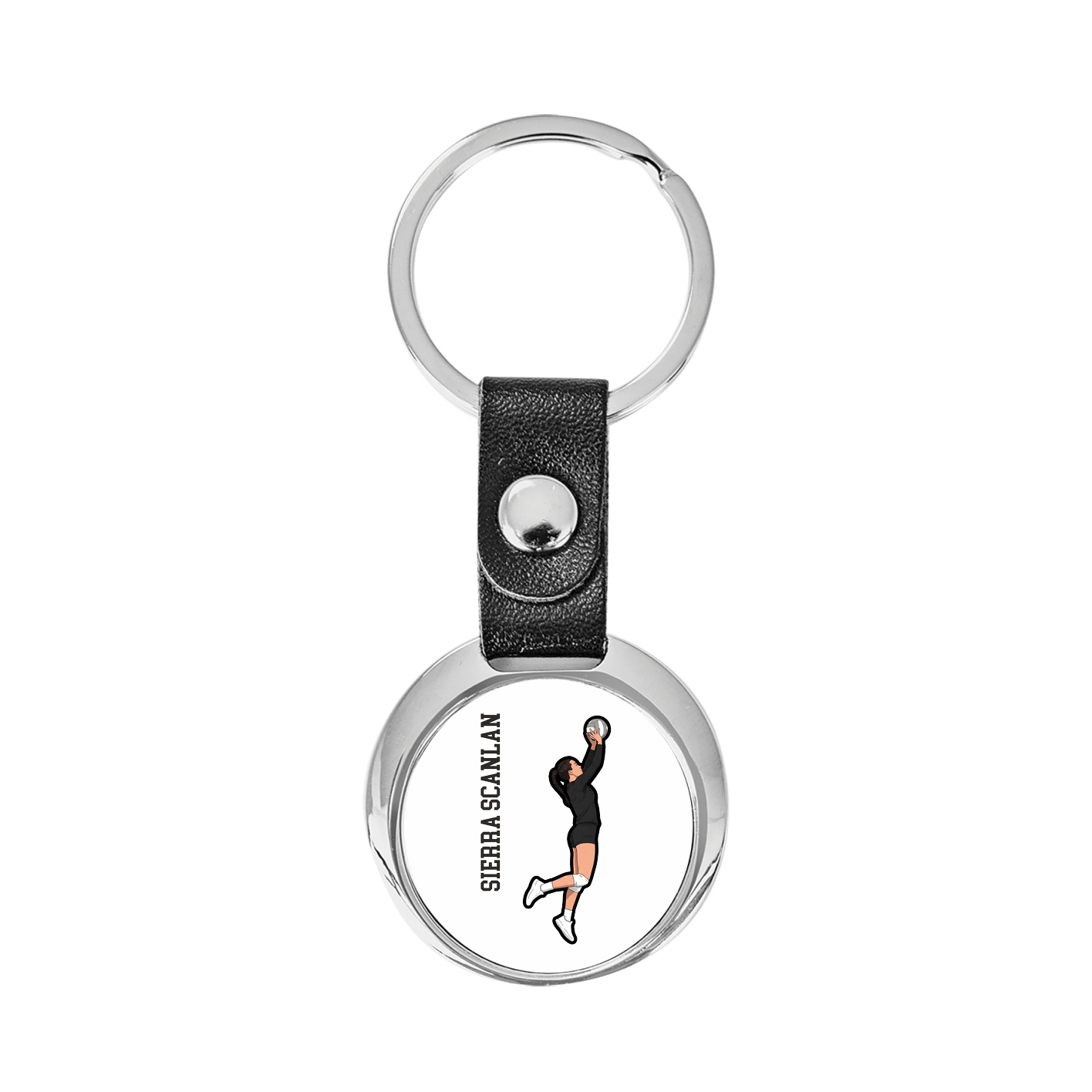 Key Chain — Name Vertical in Classic