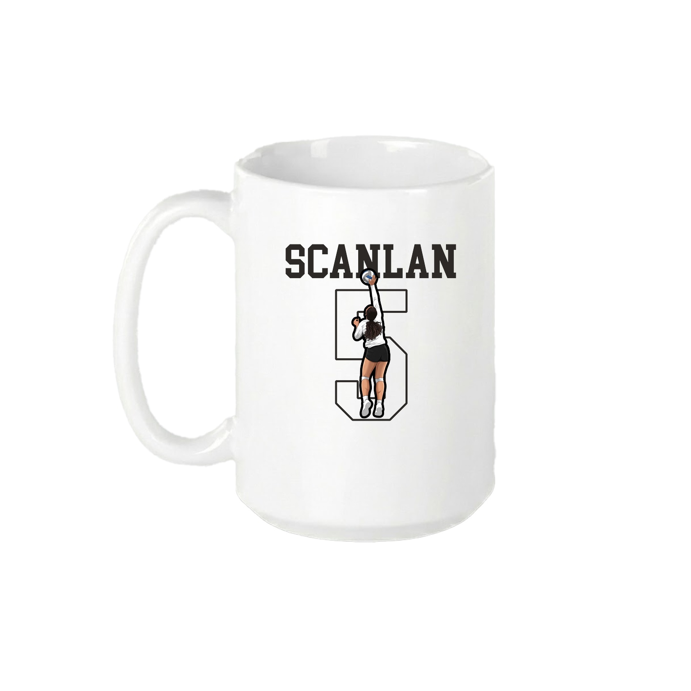 15oz Coffee Mug — Shirsey in White