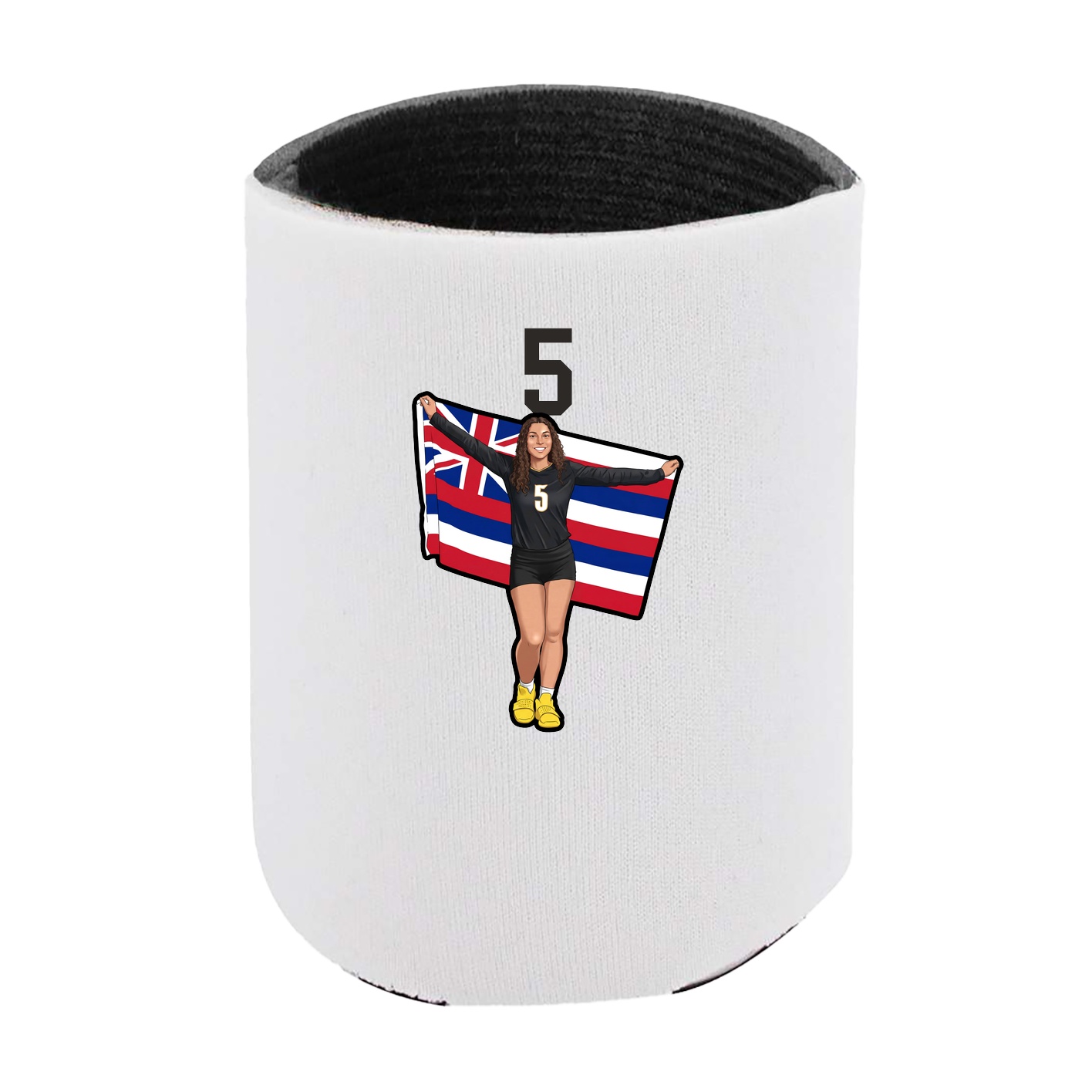 Can Holder — Number Top in White