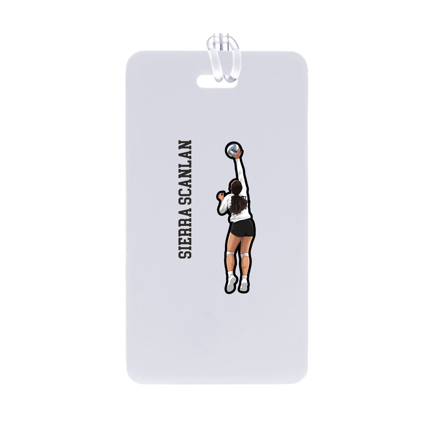 Bag Tag — Name Vertical in Classic