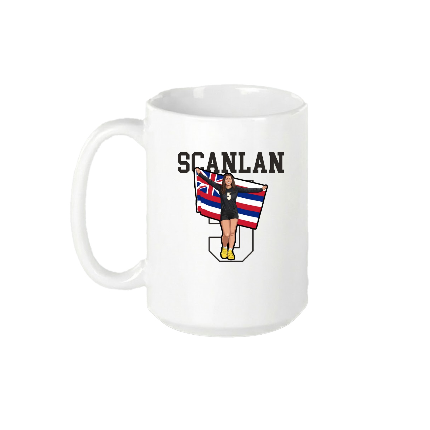15oz Coffee Mug — Shirsey in White