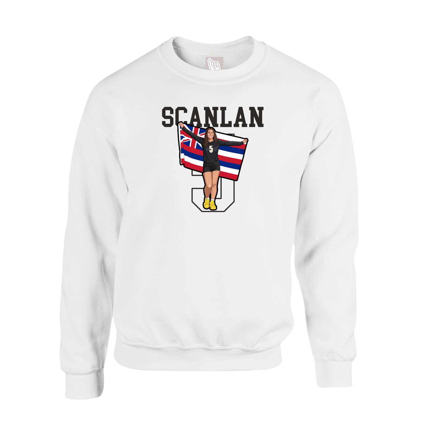 Fleece Crew — Shirsey in White