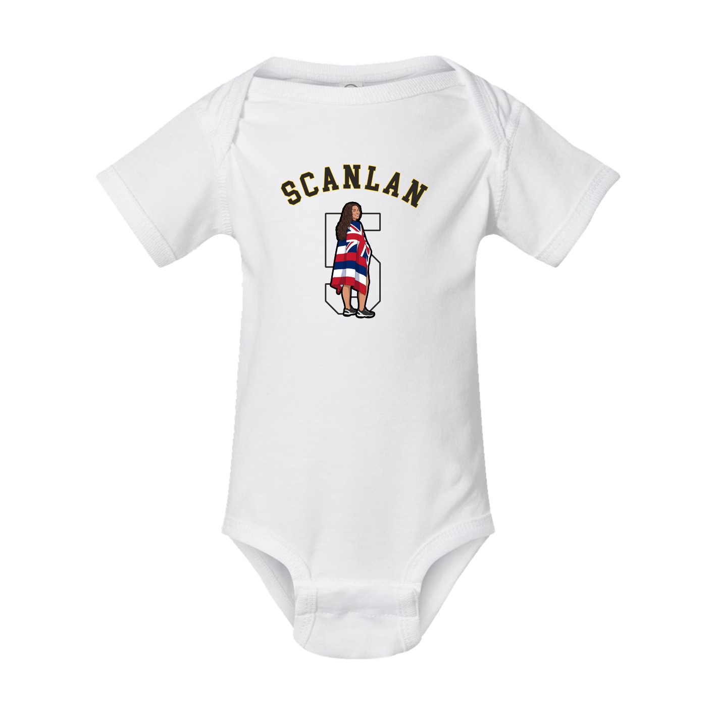 Baby Onesie — Shirsey Arch in White