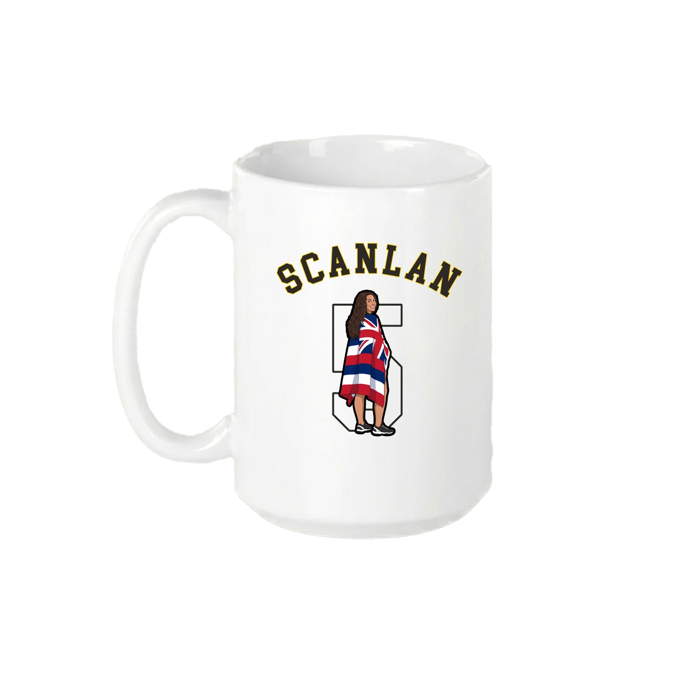 15oz Coffee Mug — Shirsey Arch in White