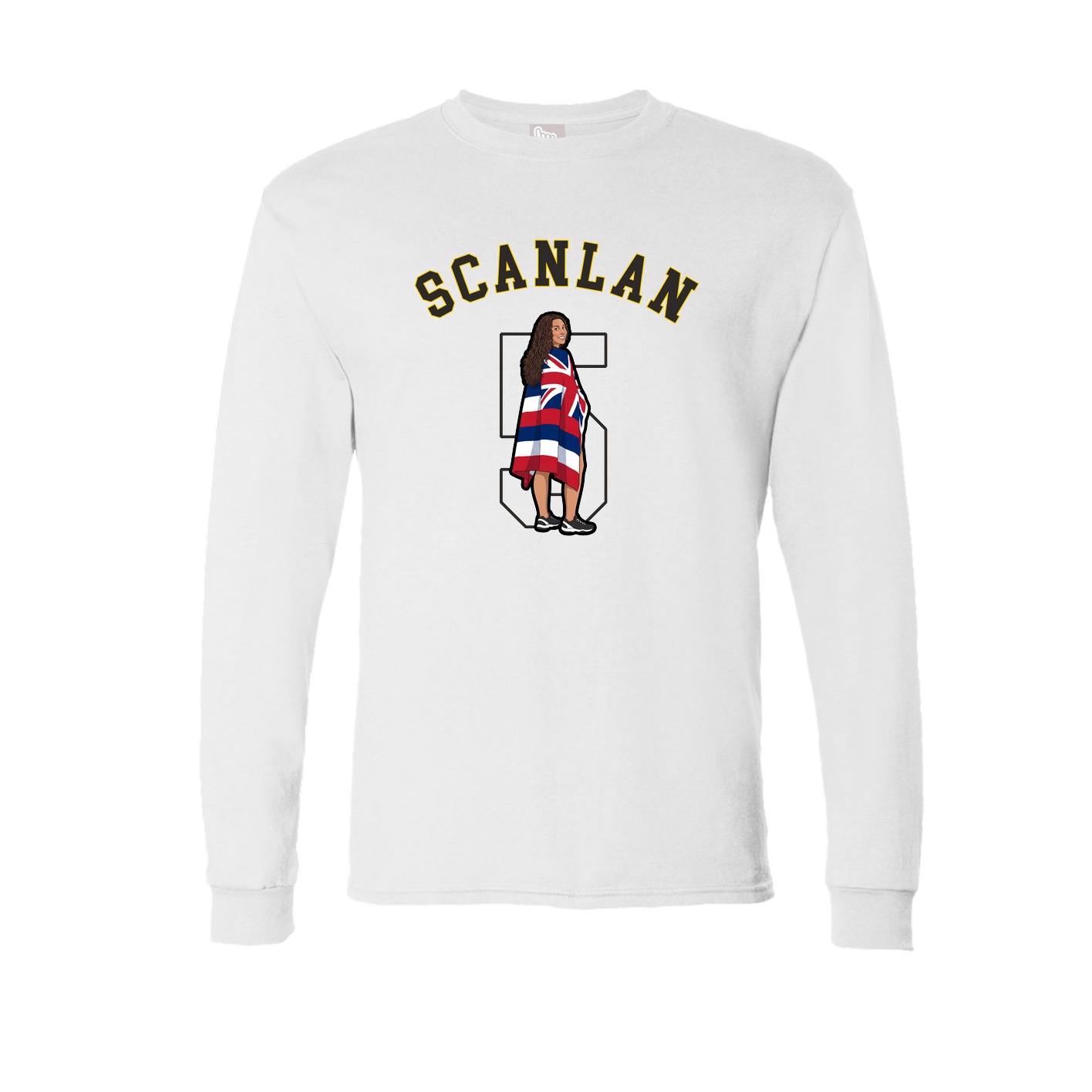 Long Sleeve Tee — Shirsey Arch in White