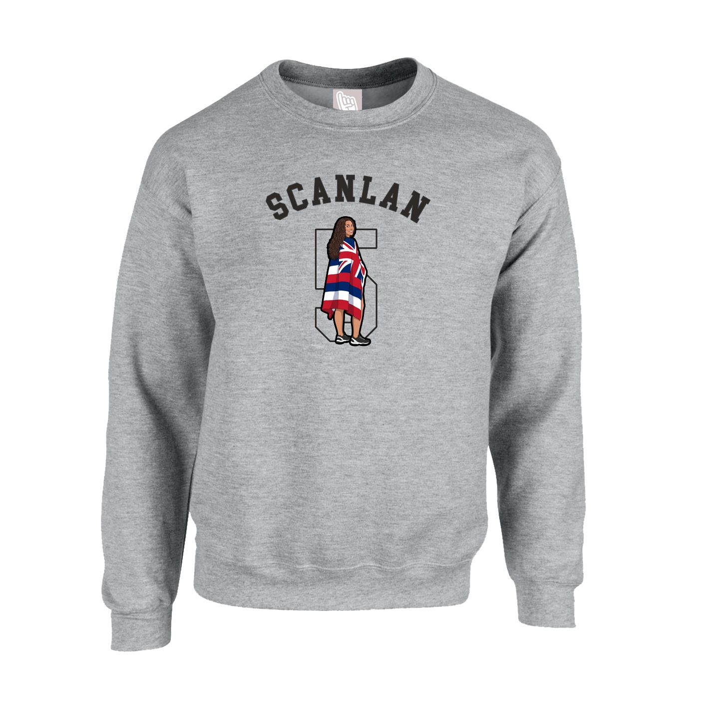 Fleece Crew — Shirsey Arch in Grey