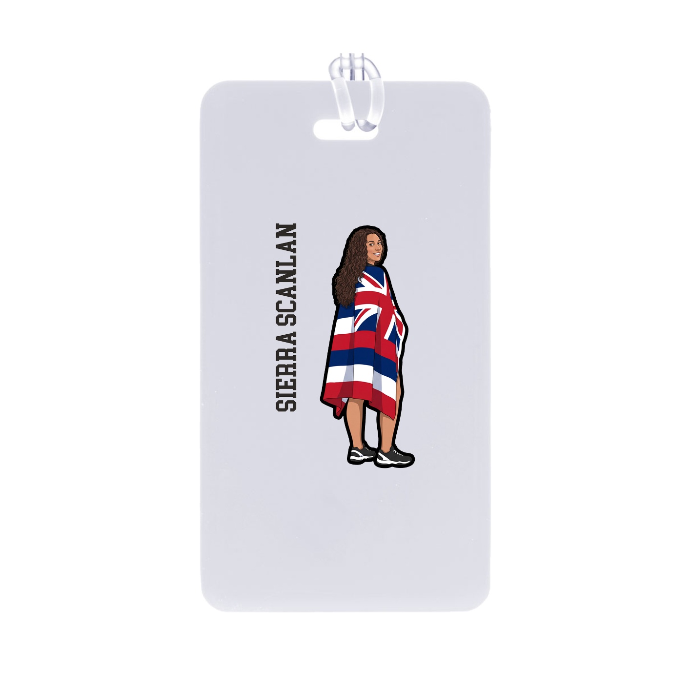 Bag Tag — Name Vertical in Classic