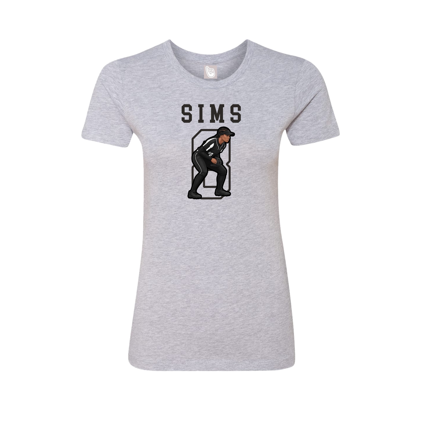 Fitted Women's Tee — Shirsey in Grey