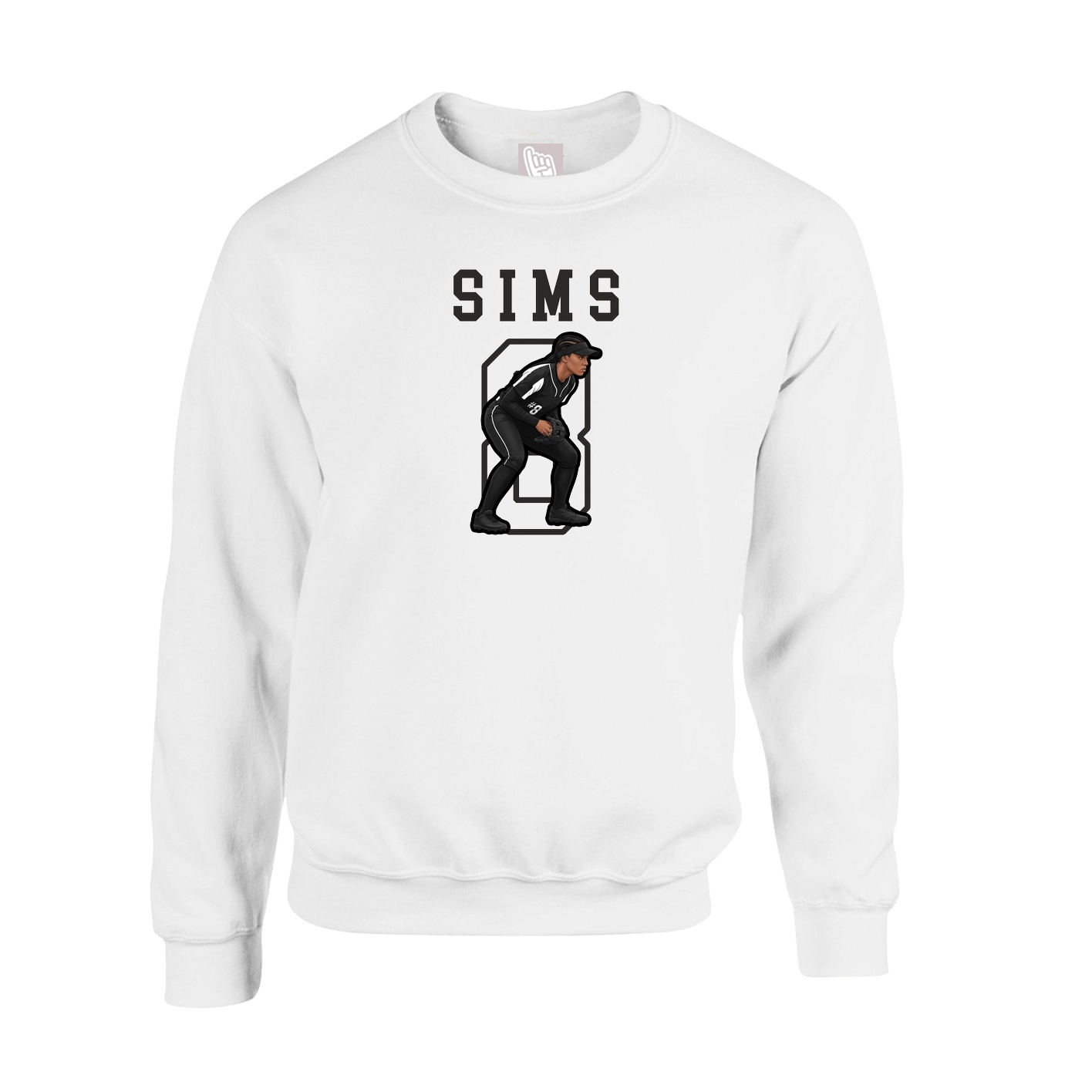 Fleece Crew — Shirsey in White