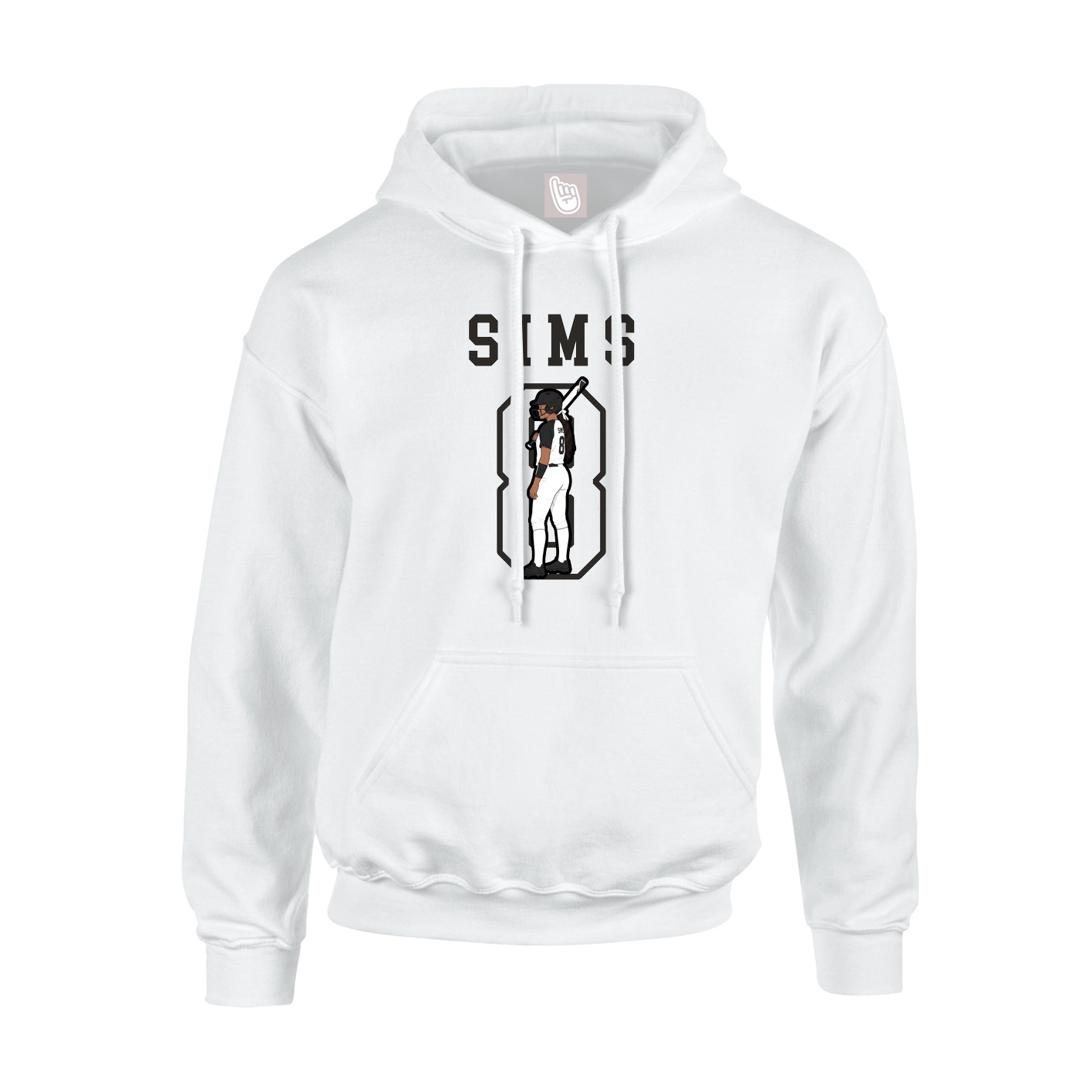 Hoodie — Shirsey in White