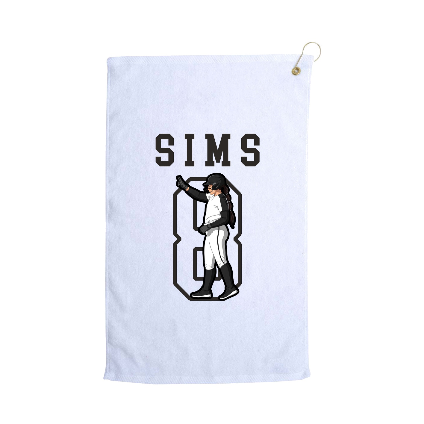 Golf Towel — Shirsey in White
