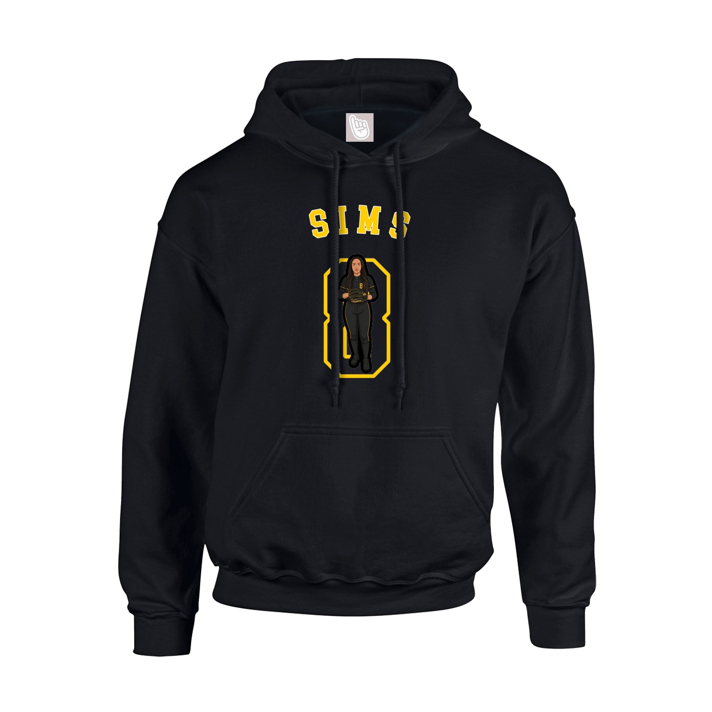 Youth Hoodie — Shirsey Arch in Black