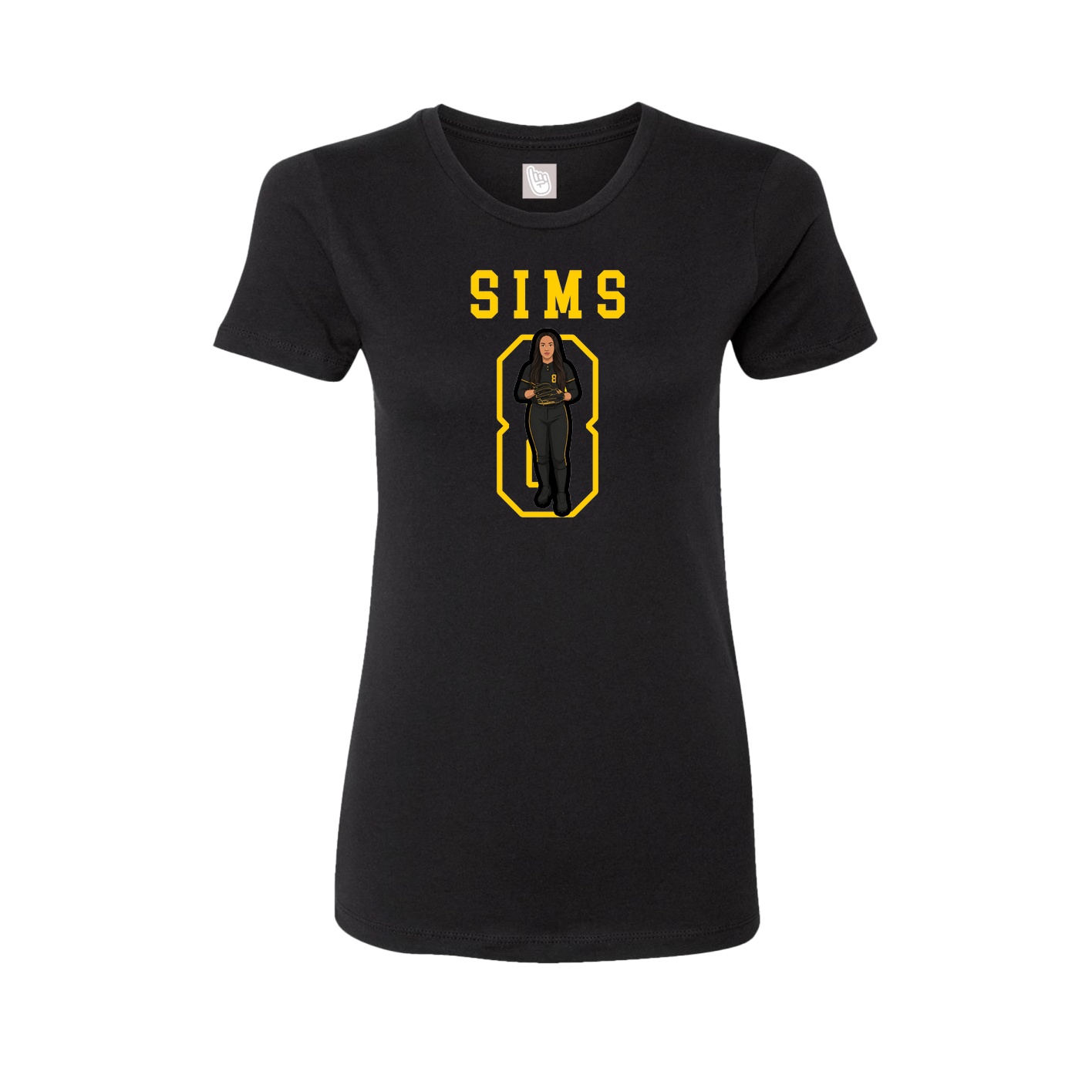 Fitted Women's Tee — Shirsey in Black