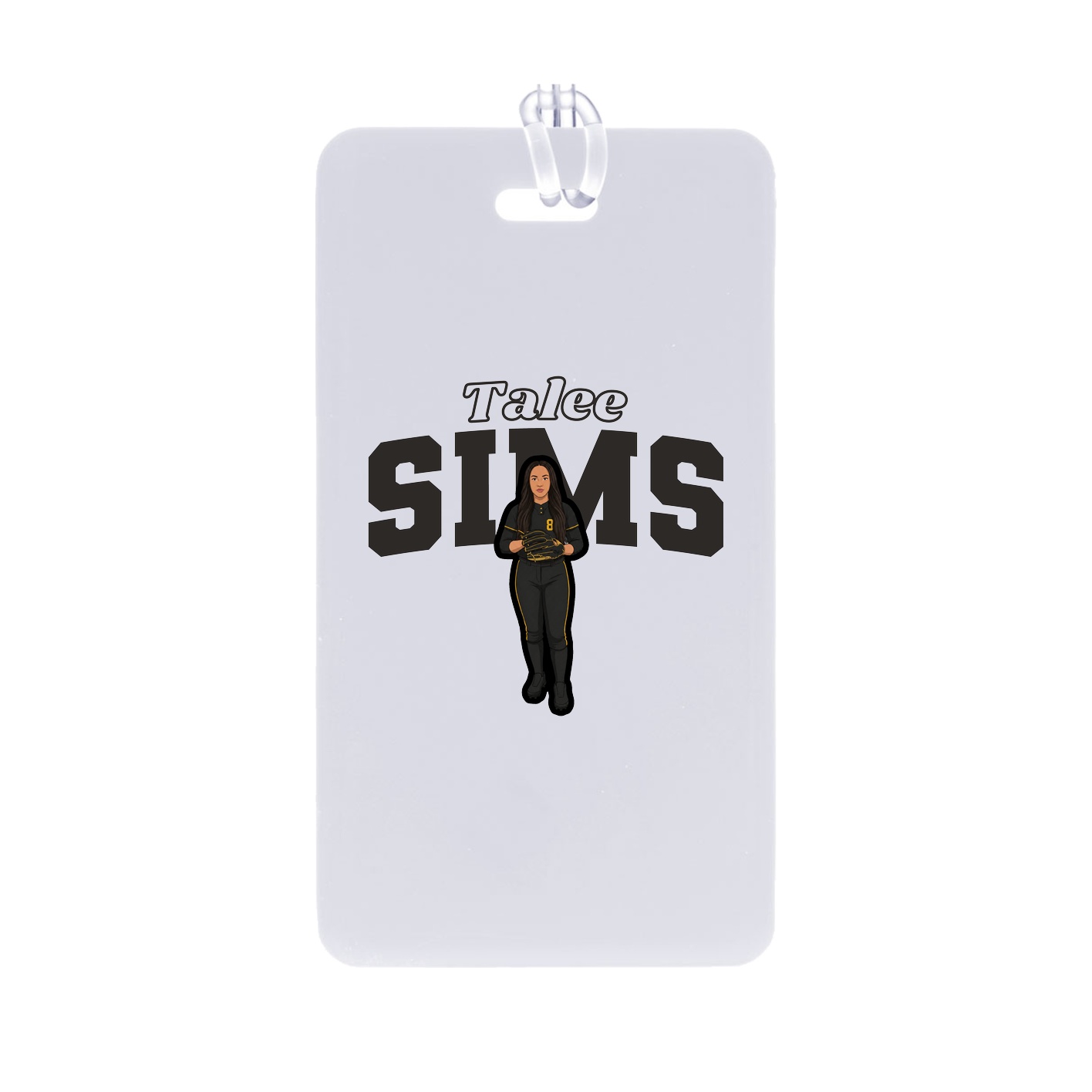 Bag Tag — Name Arch in Classic